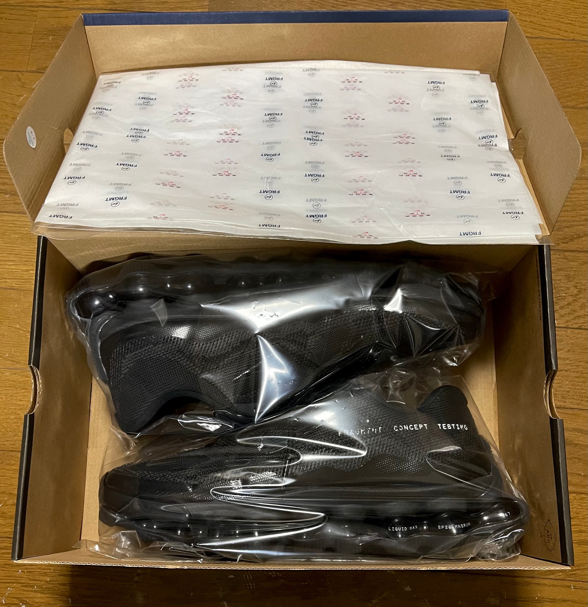 fragment design × Nike Air Liquid Max "Black"