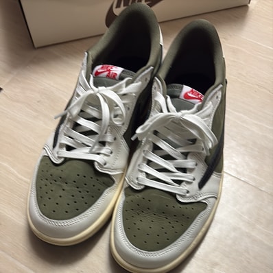Travis Scott × Nike Air Jordan 1 Low OG SP "Reverse Olive"