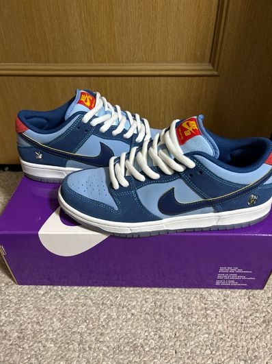 Why So Sad? × Nike SB Dunk Low "Coastal Blue/Speed Yellow-University Red"
