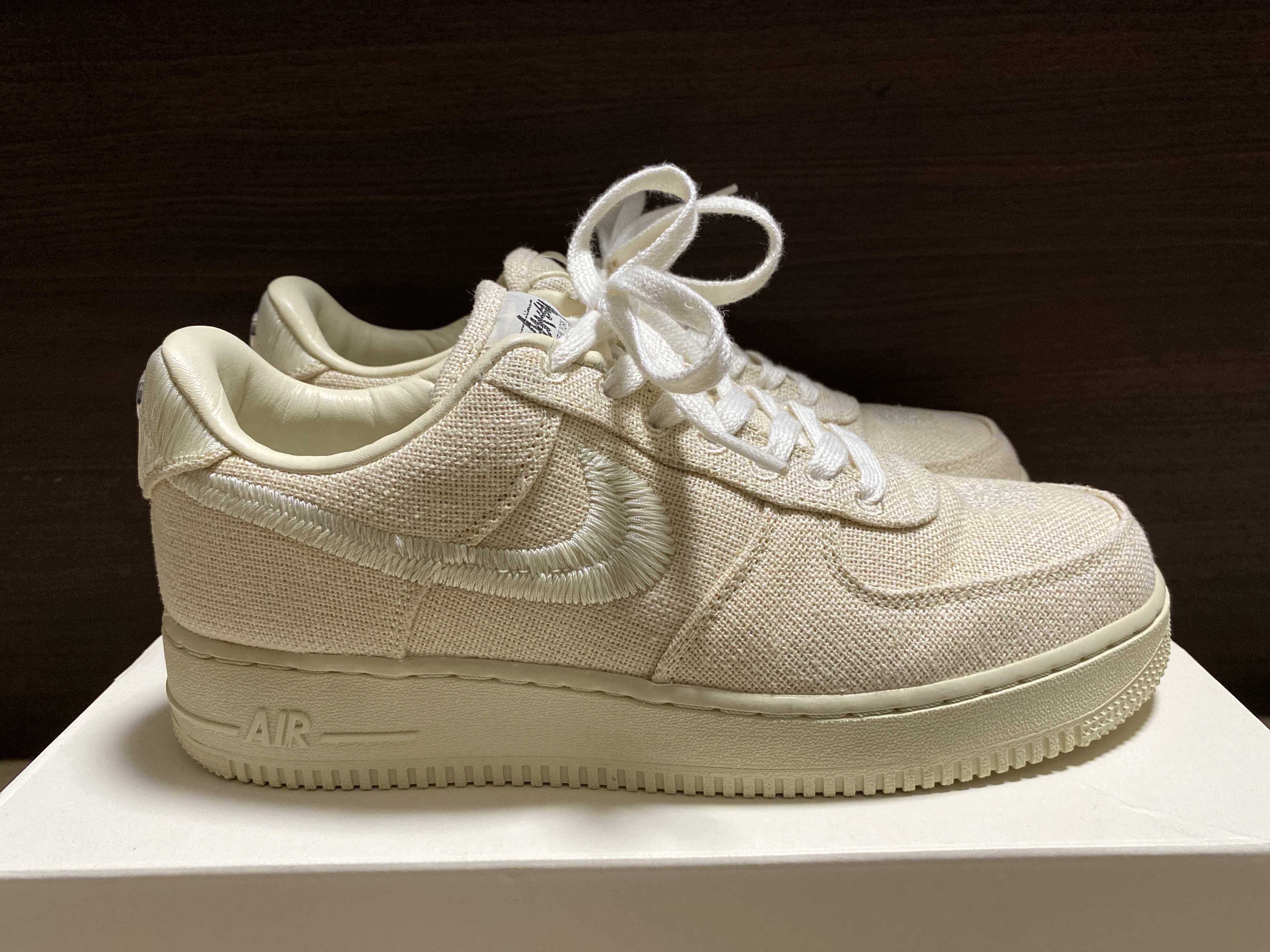 Stussy × Nike Air Force 1 Low "Fossil Stone"