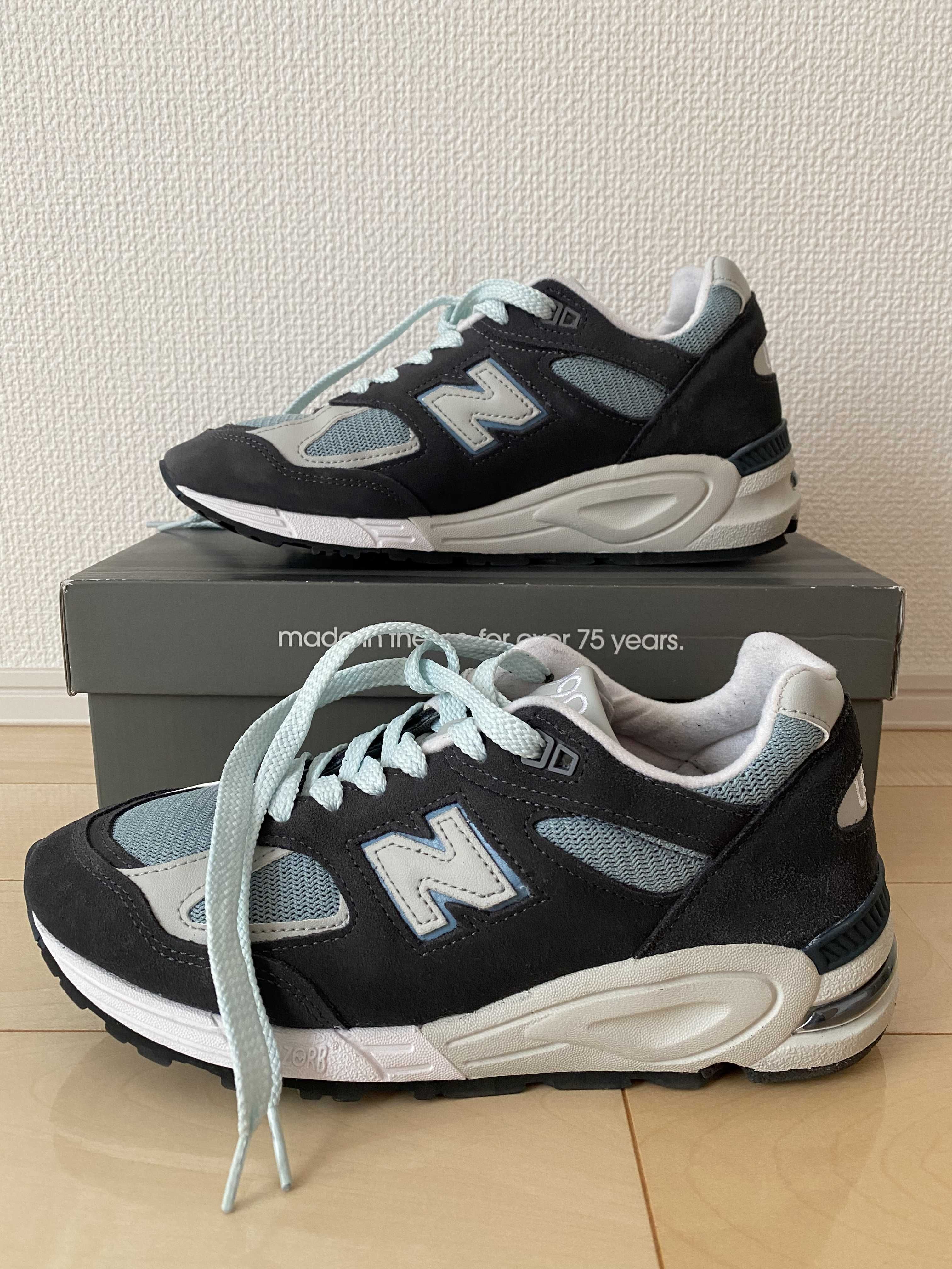 KITH Ronnie Fieg × New Balance 990V2 "Steel Blue"