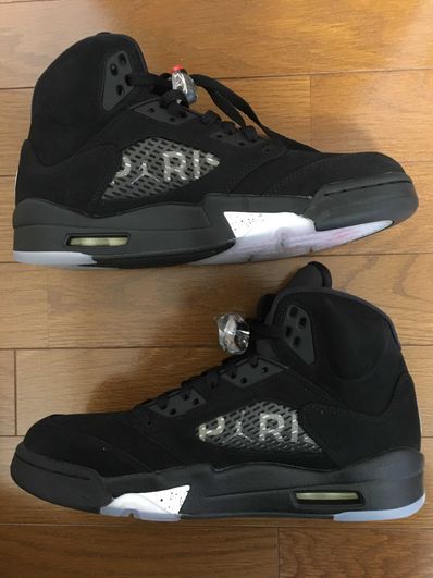 NIKE AIR JORDAN 5 PARIS SAINT-GERMAIN BLACK/CEMENT GREY