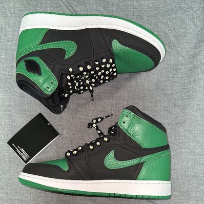 NIKE AIR JORDAN 1 RETRO HIGH OG GS "BLACK/PINE GREEN"