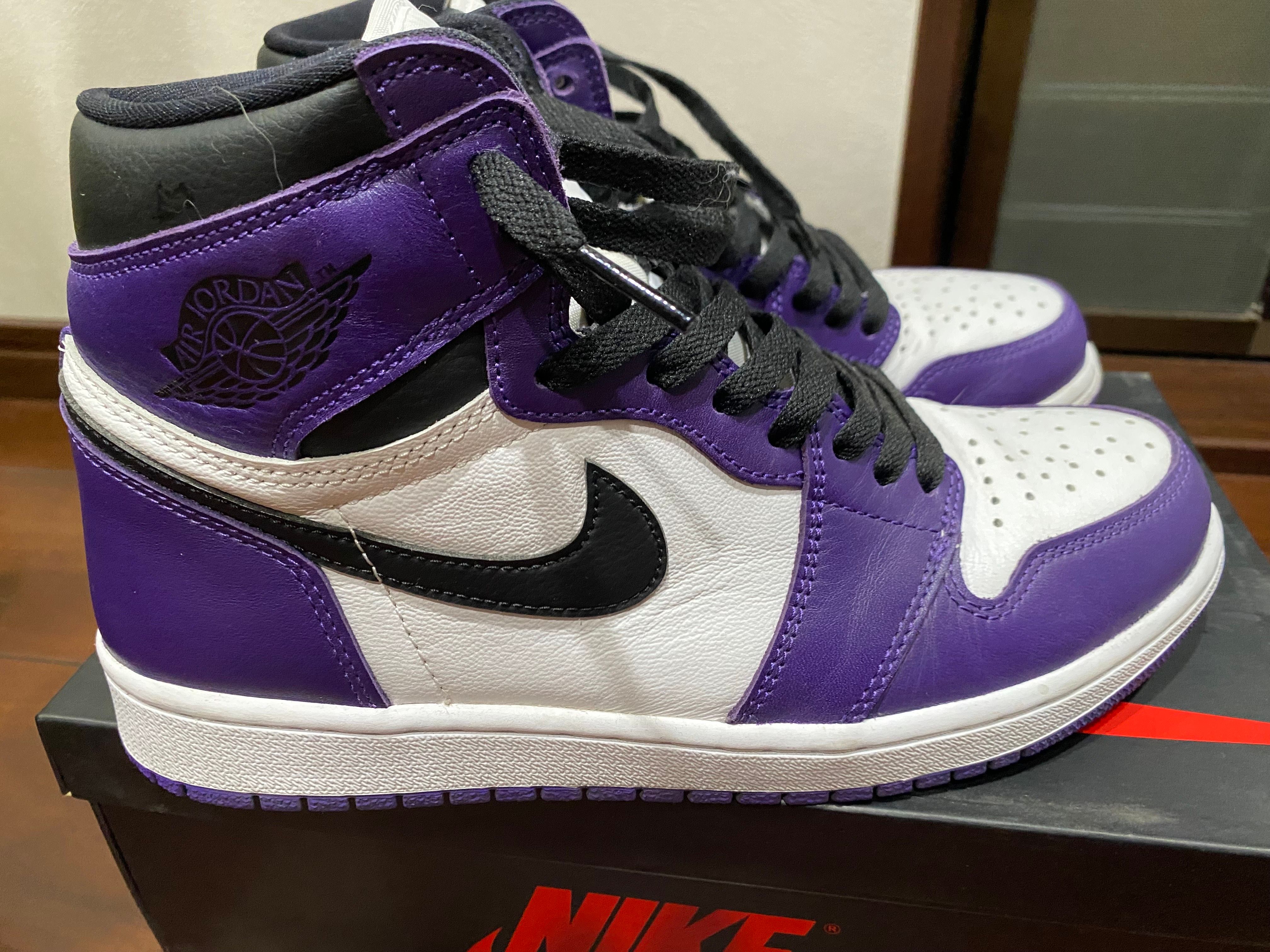Nike Air Jordan 1 Retro High OG "Court Purple White/Black" (2020)   