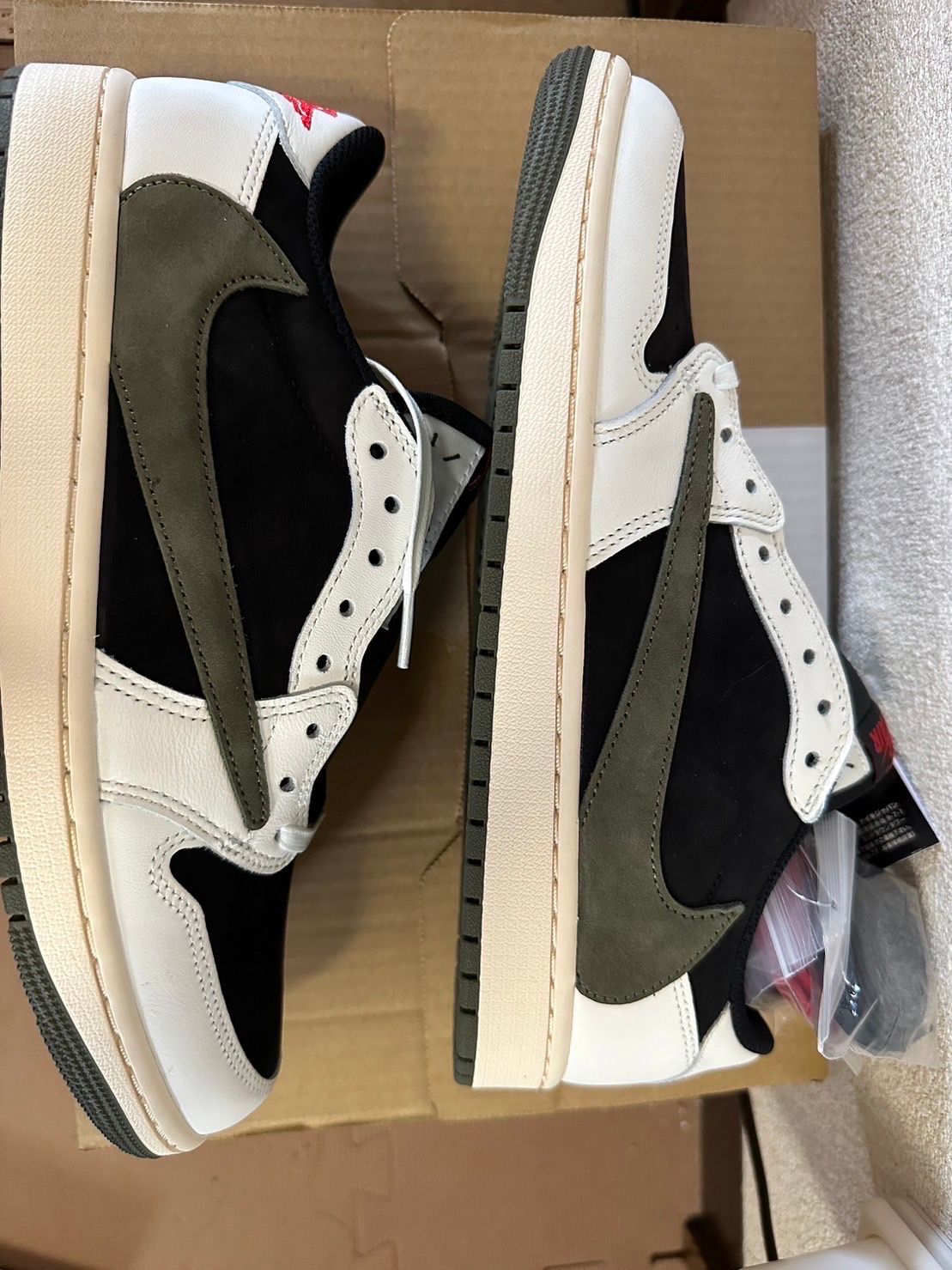 Travis Scott × Nike Women's Air Jordan 1 Low OG "Medium Olive"