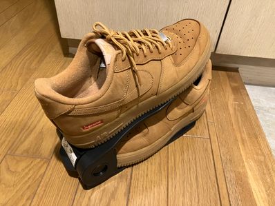 Supreme × Nike Air Force 1 Low "Flax/Wheat"