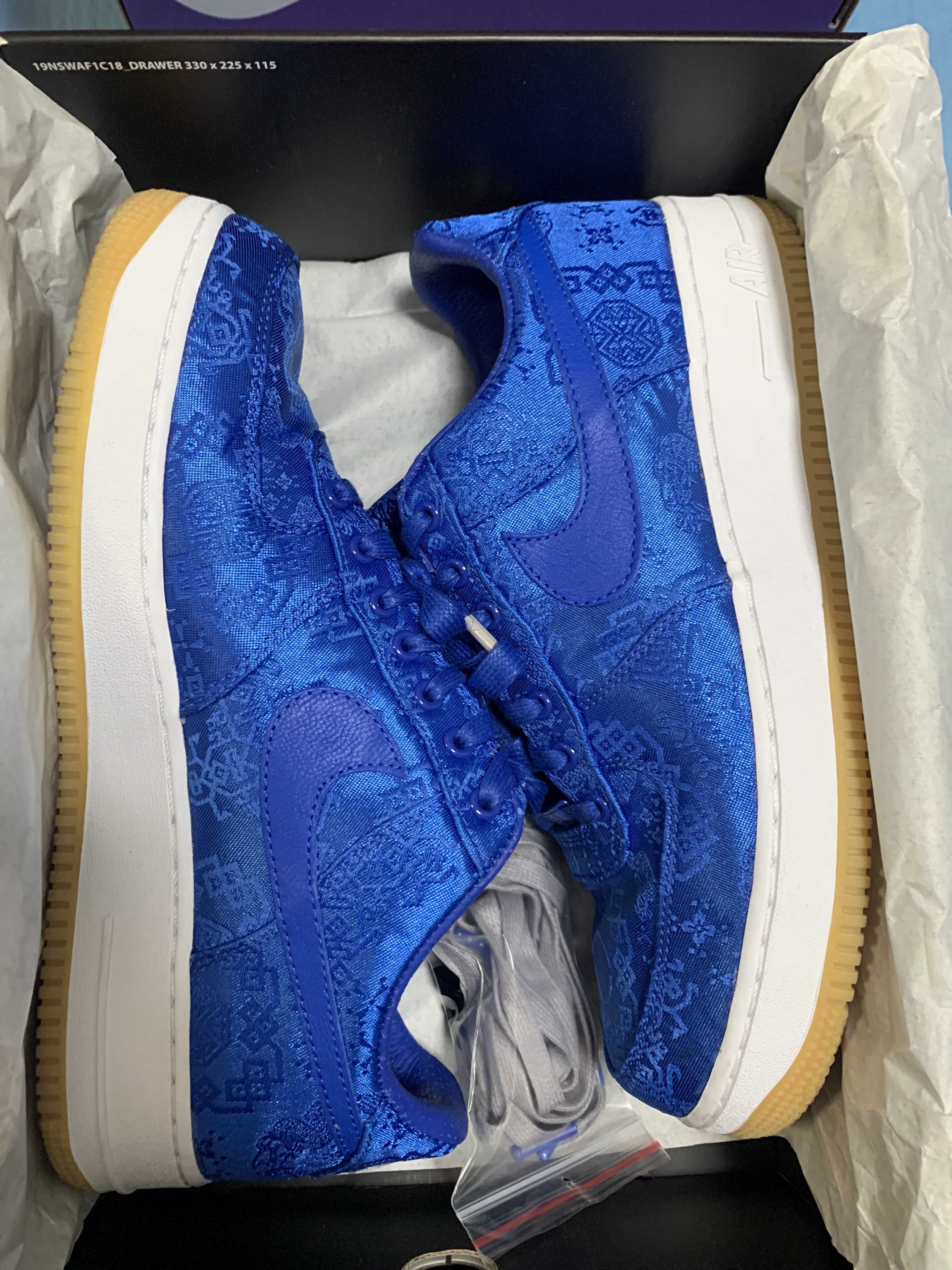 CLOT × Nike Air Force 1 Low "Blue"