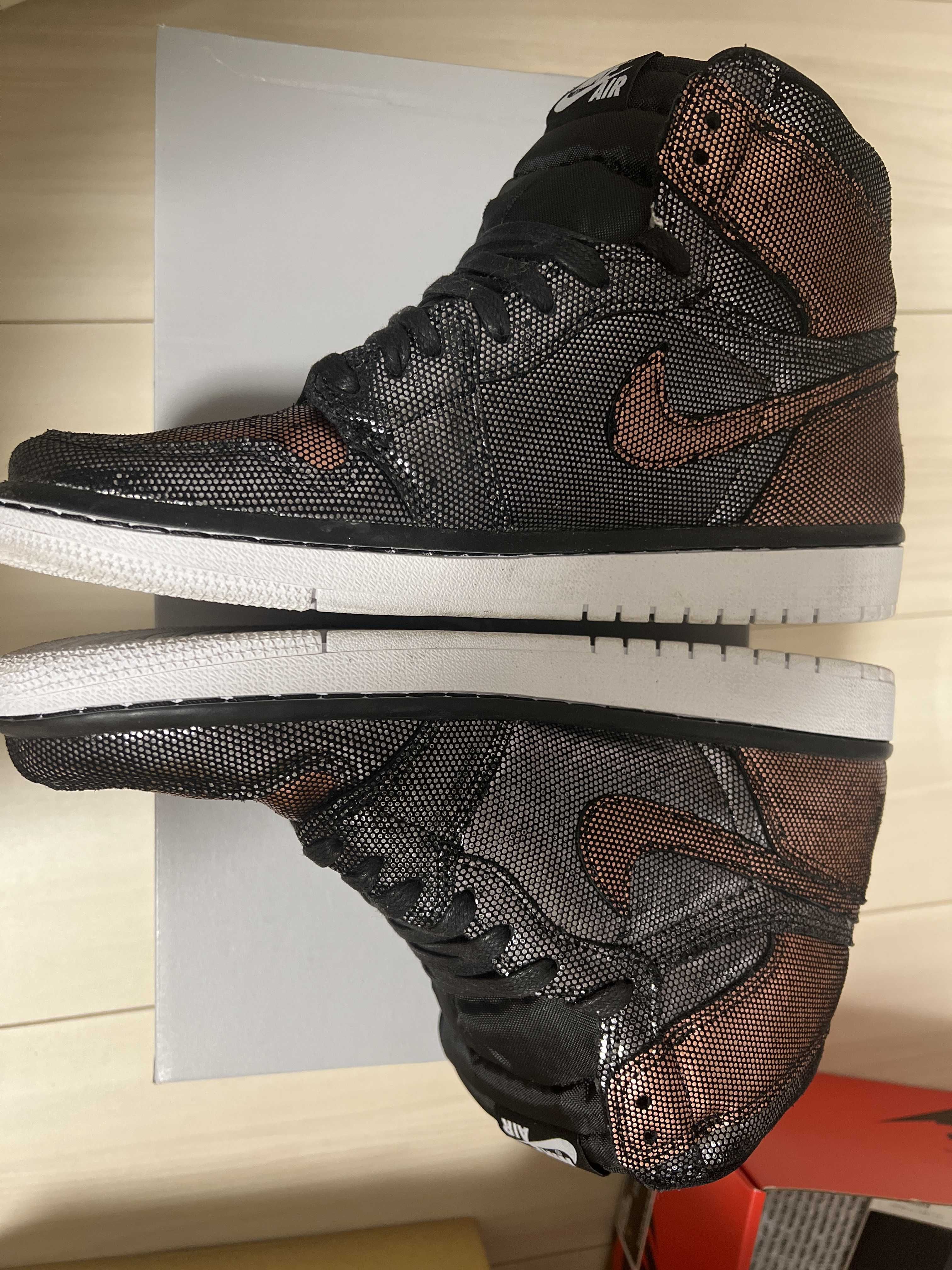 Nike Women's Air Jordan 1 High OG Fearless Metallic Rose Gold