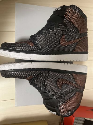 Nike Women's Air Jordan 1 High OG Fearless Metallic Rose Gold