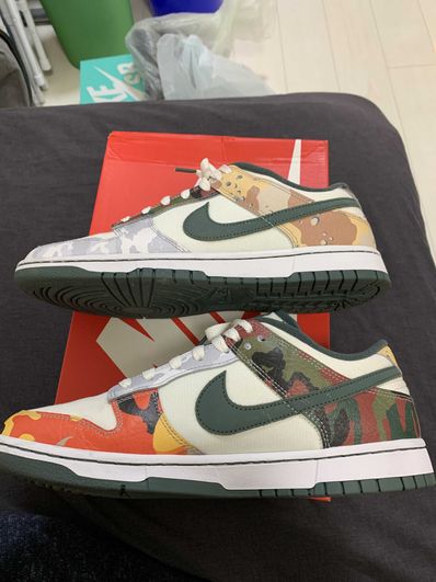 Nike Dunk Low "Sail Multi Camo"