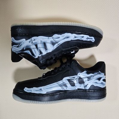 Nike Air Force 1 Low "Black Skeleton"