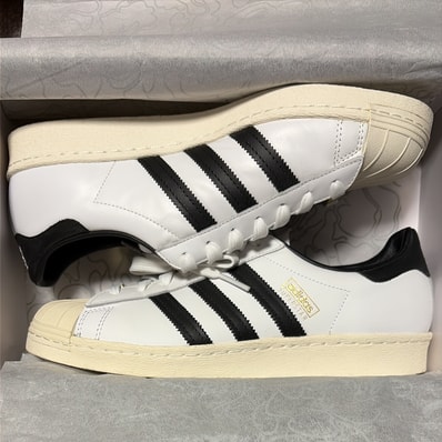 A BATHING APE × adidas Superstar 80s "White/Black"