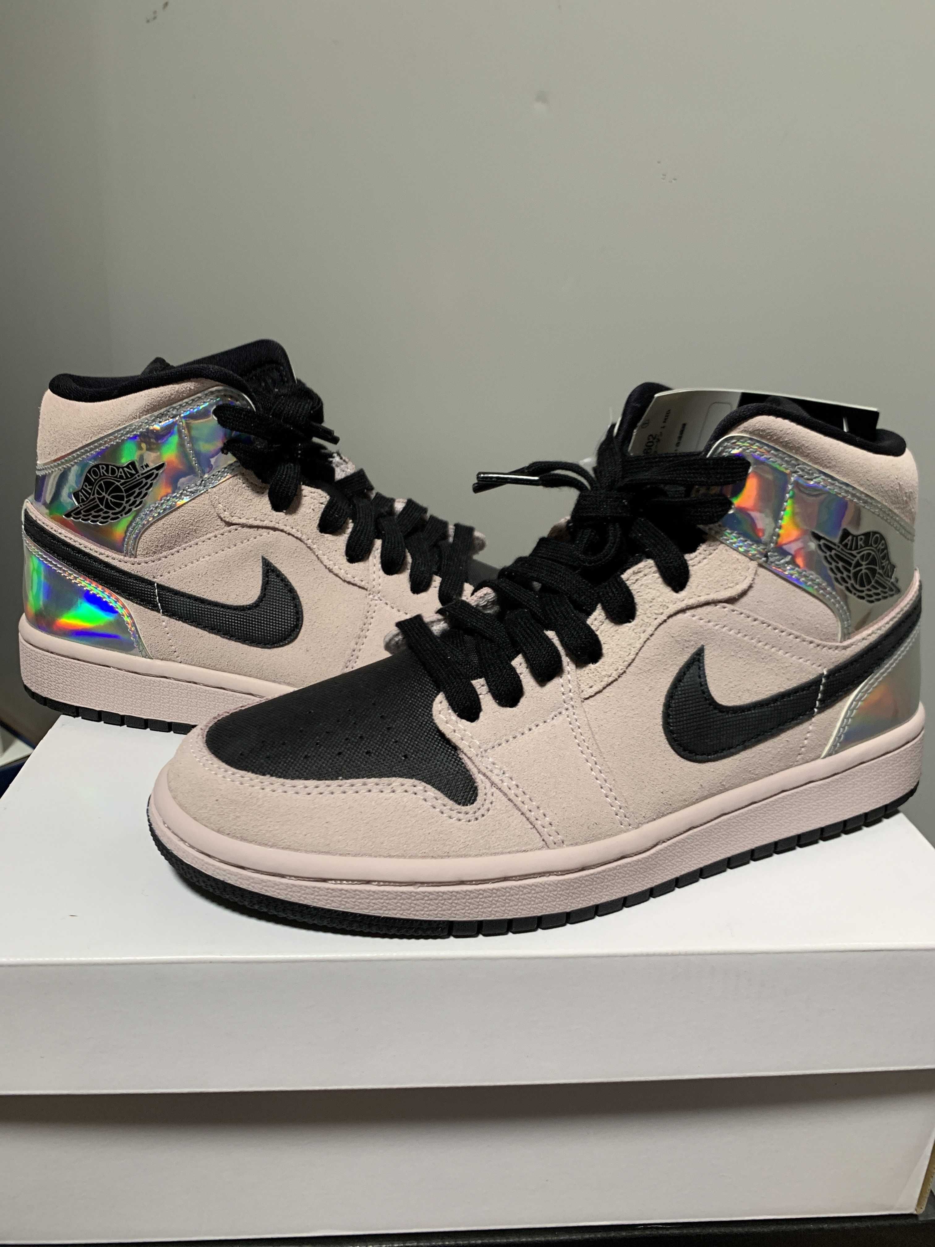 Nike Women's Air Jordan 1 Mid "Chrome Wings"