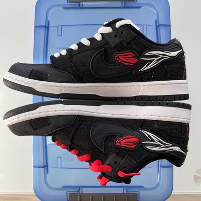 Wasted Youth × Nike SB Dunk Low "Black Denim"(Special Box) / VERDY