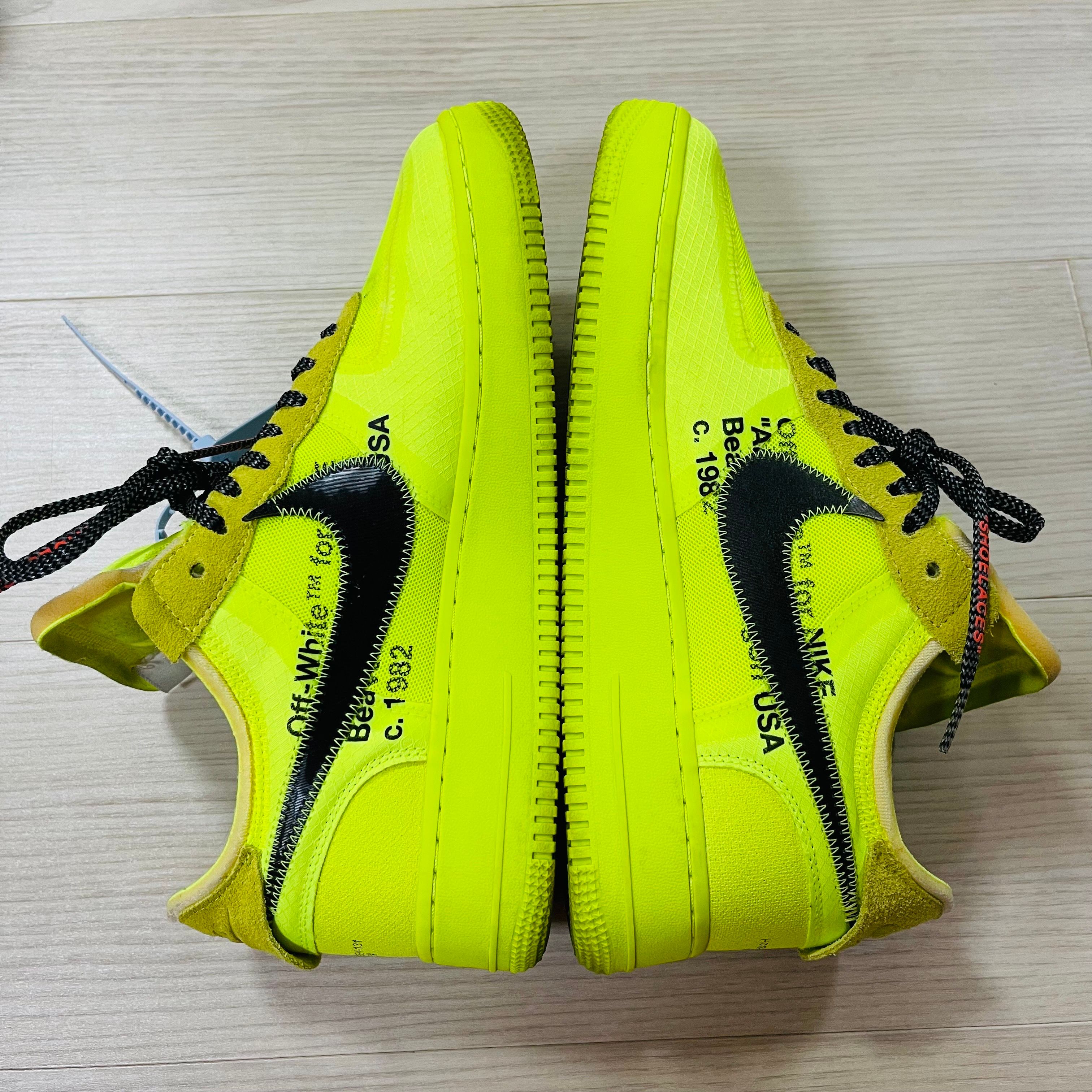 Off-White × Nike Air Force 1 Low "Volt"