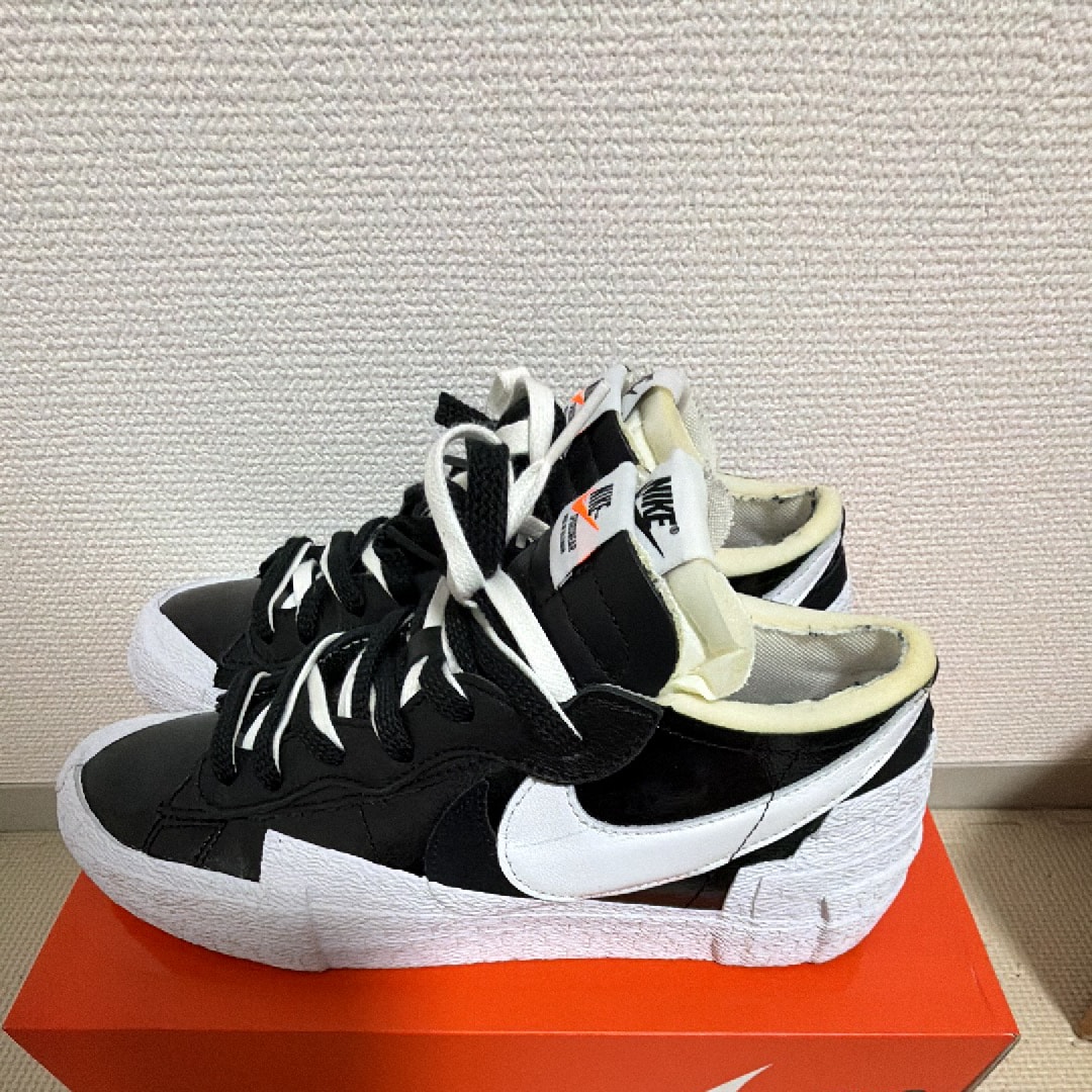 サカイ × ナイキ ブレーザー ロー "ブラック パテント レザー"