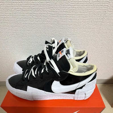 sacai × Nike Blazer Low "Black Patent Leather"