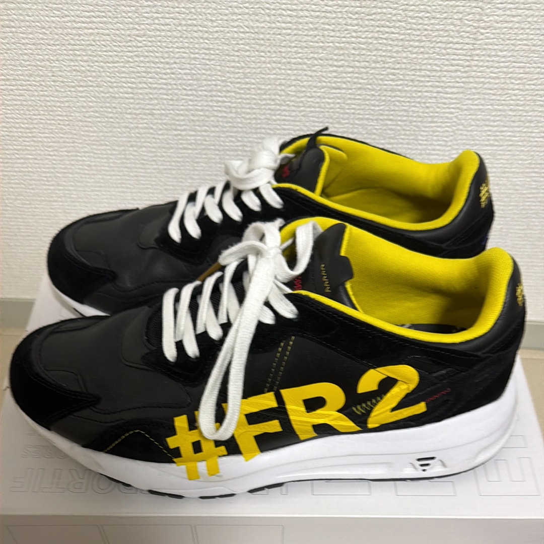Le Coq Sportif LCS R888 LEA FR2 "Black/Yellow" 이미지