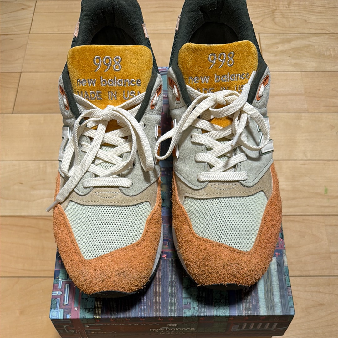 KITH Ronnie Fieg and the Frank Lloyd Wright Foundation × New Balance 998 "Aloe Wash/Apricot Buff"