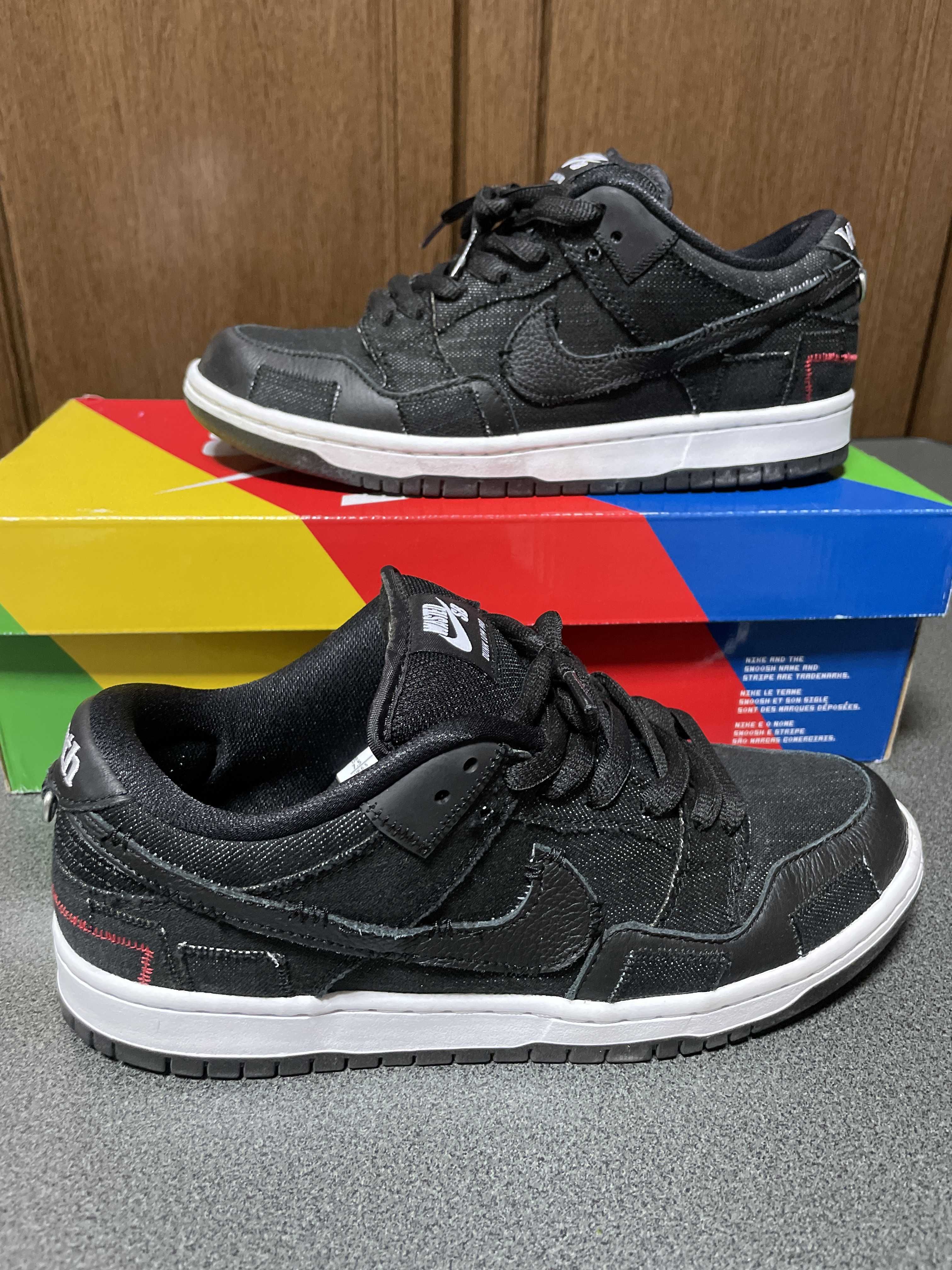 Wasted Youth × Nike SB Dunk Low "Black Denim" / VERDY