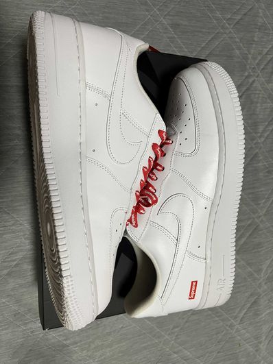 Supreme × Nike Air Force 1 Low "White"