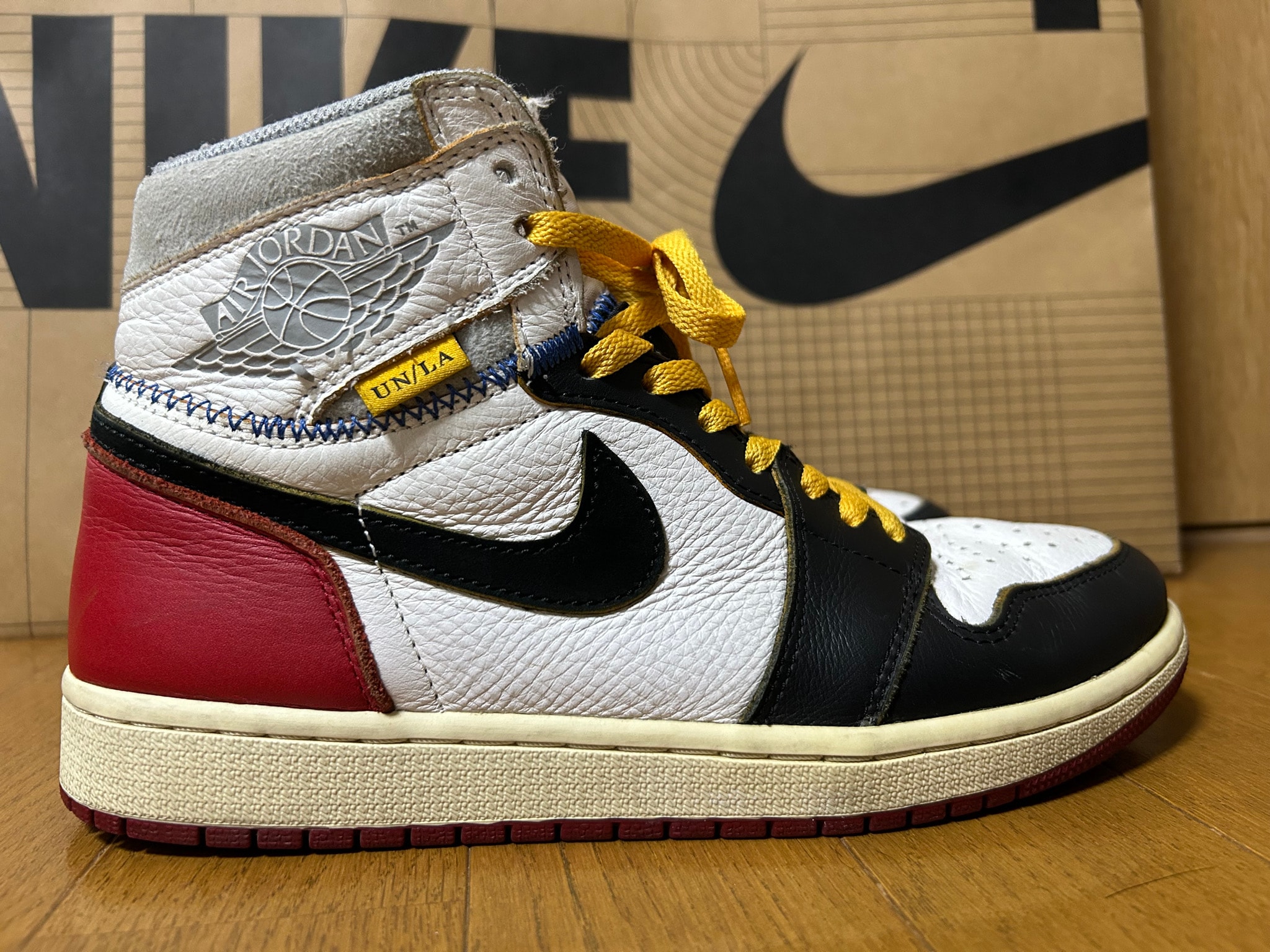 UNION × Nike Air Jordan 1 Retro High OG NRG "Varsity Red/Wolf Grey"