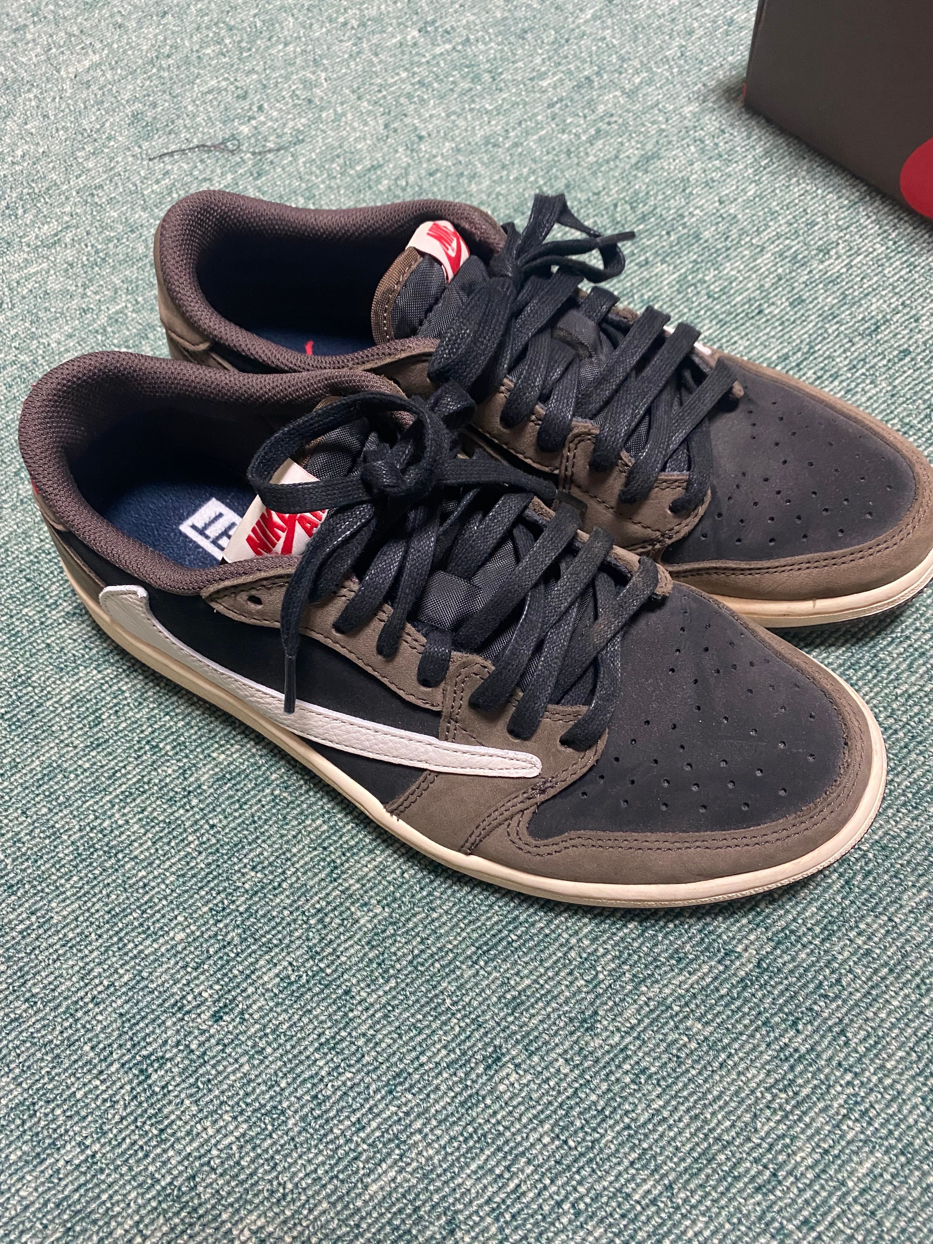 Travis Scott × Nike Air Jordan 1 Low OG SP-T "Black/Dark Mocha"