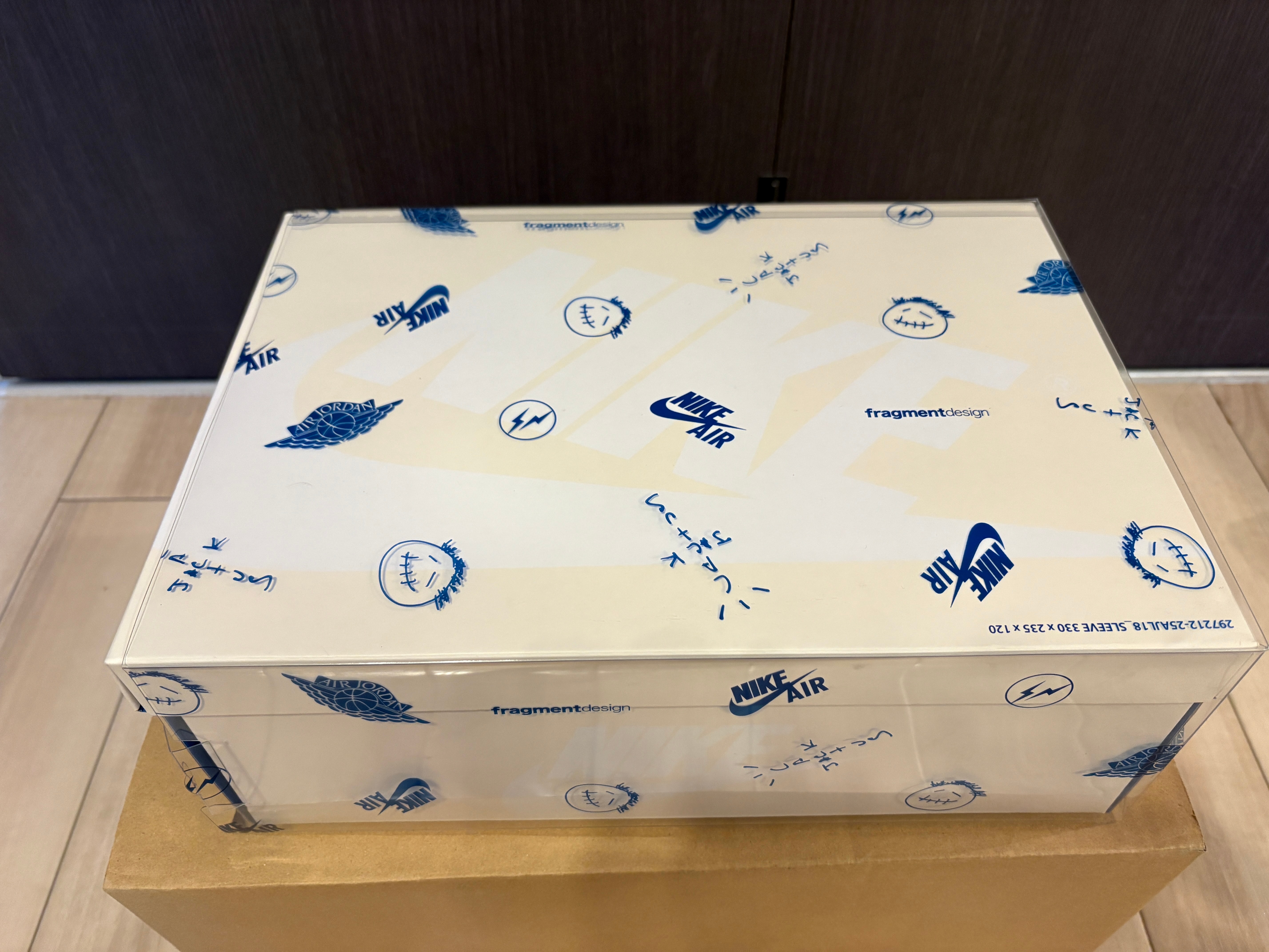 Travis Scott × fragment design × Nike Air Jordan 1 Low OG "Sail/Military Blue"