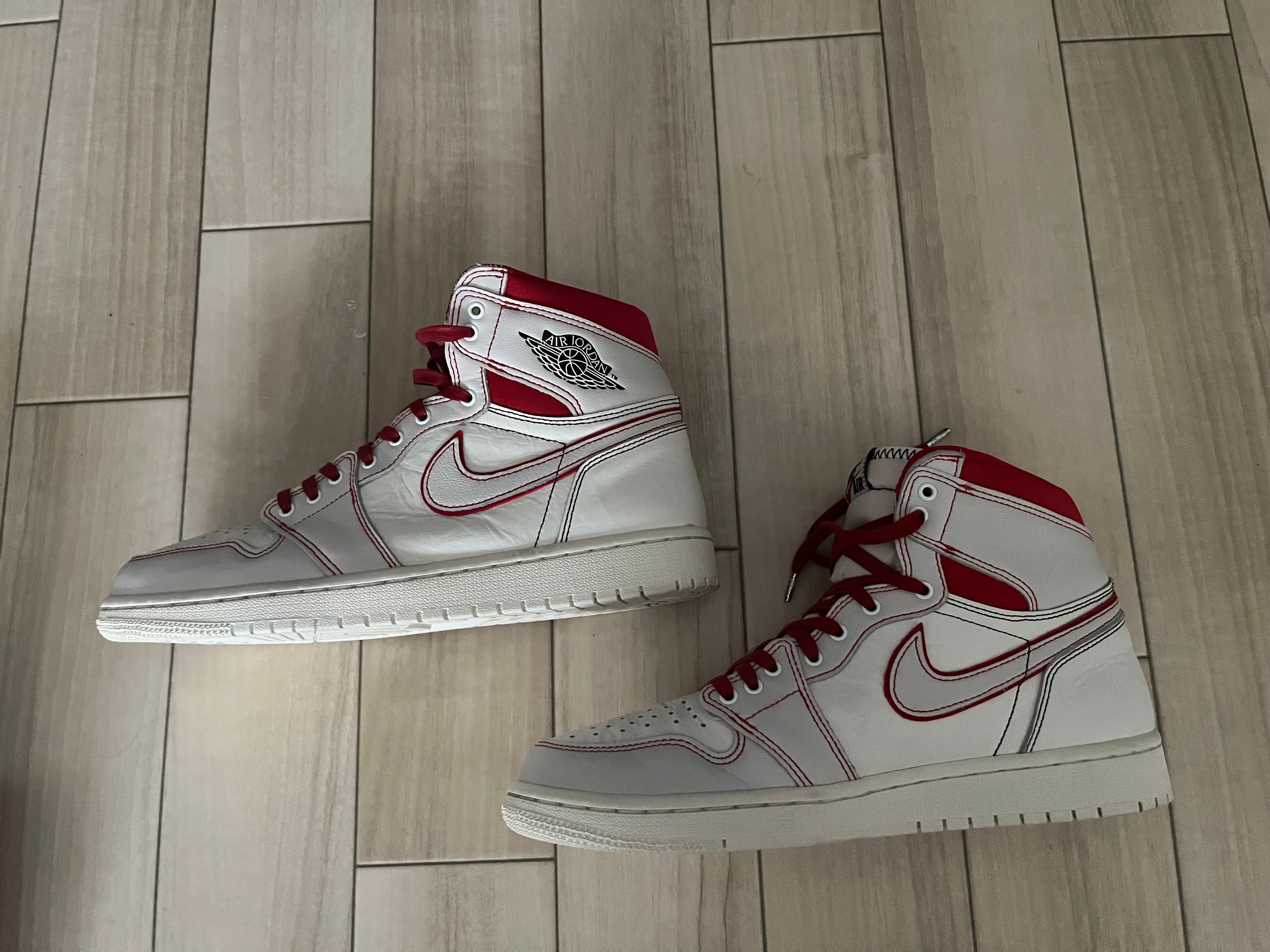Nike Air Jordan 1 Retro High OG "Sail/University Red"     