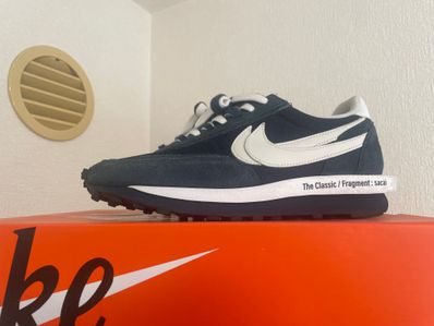 Fragment × sacai × Nike LD Waffle "Blackended Blue"