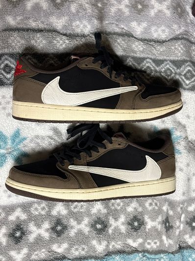 Travis Scott × Nike Air Jordan 1 Low OG SP-T "Black/Dark Mocha"