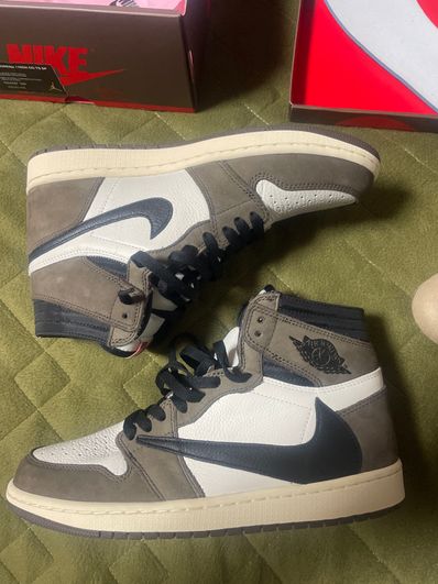 Travis Scott × Nike Air Jordan 1 Retro High OG TS SP "Sail/Dark Mocha"