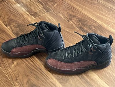 A Ma Maniere × Nike Women's Air Jordan 12 "Black and Burgundy Crush"