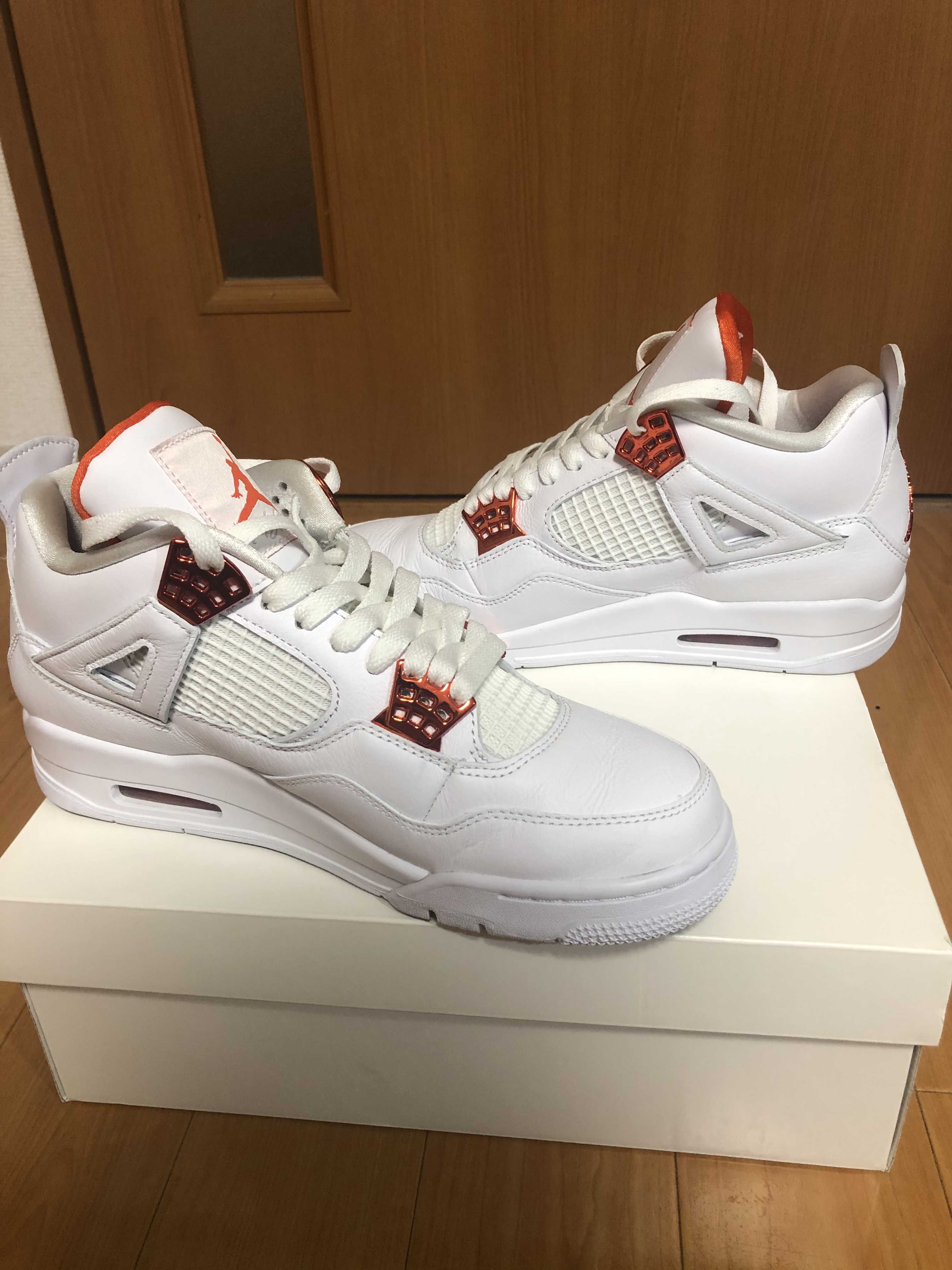 Nike Air Jordan 4 Retro "White/Team Orange"