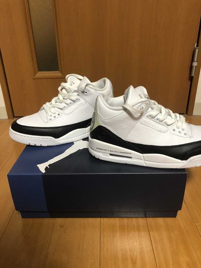 Fragment × Nike Air Jordan 3 "White/Black"