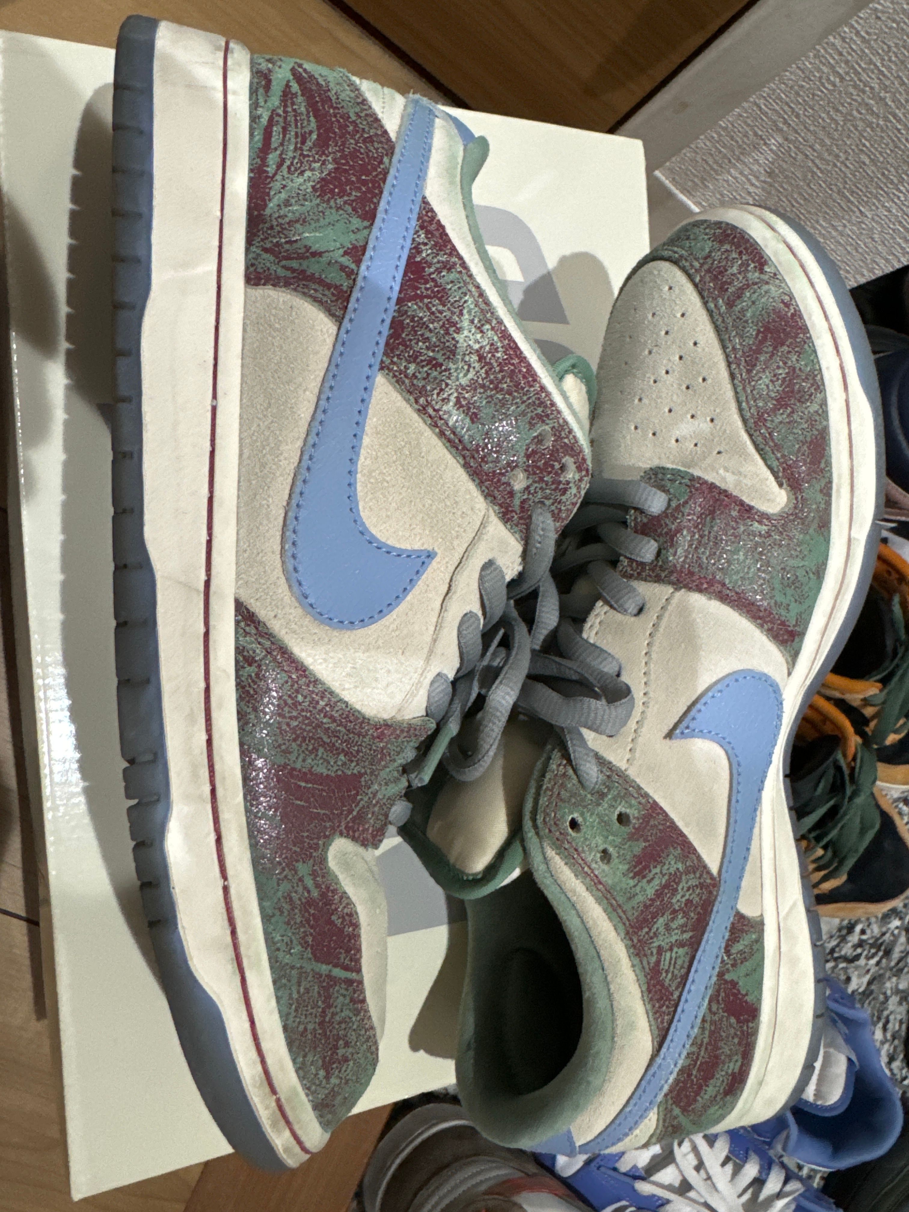 Crenshaw Skate Club × Nike SB Dunk Low PRO QS "Sail/Light Blue-Cedar"