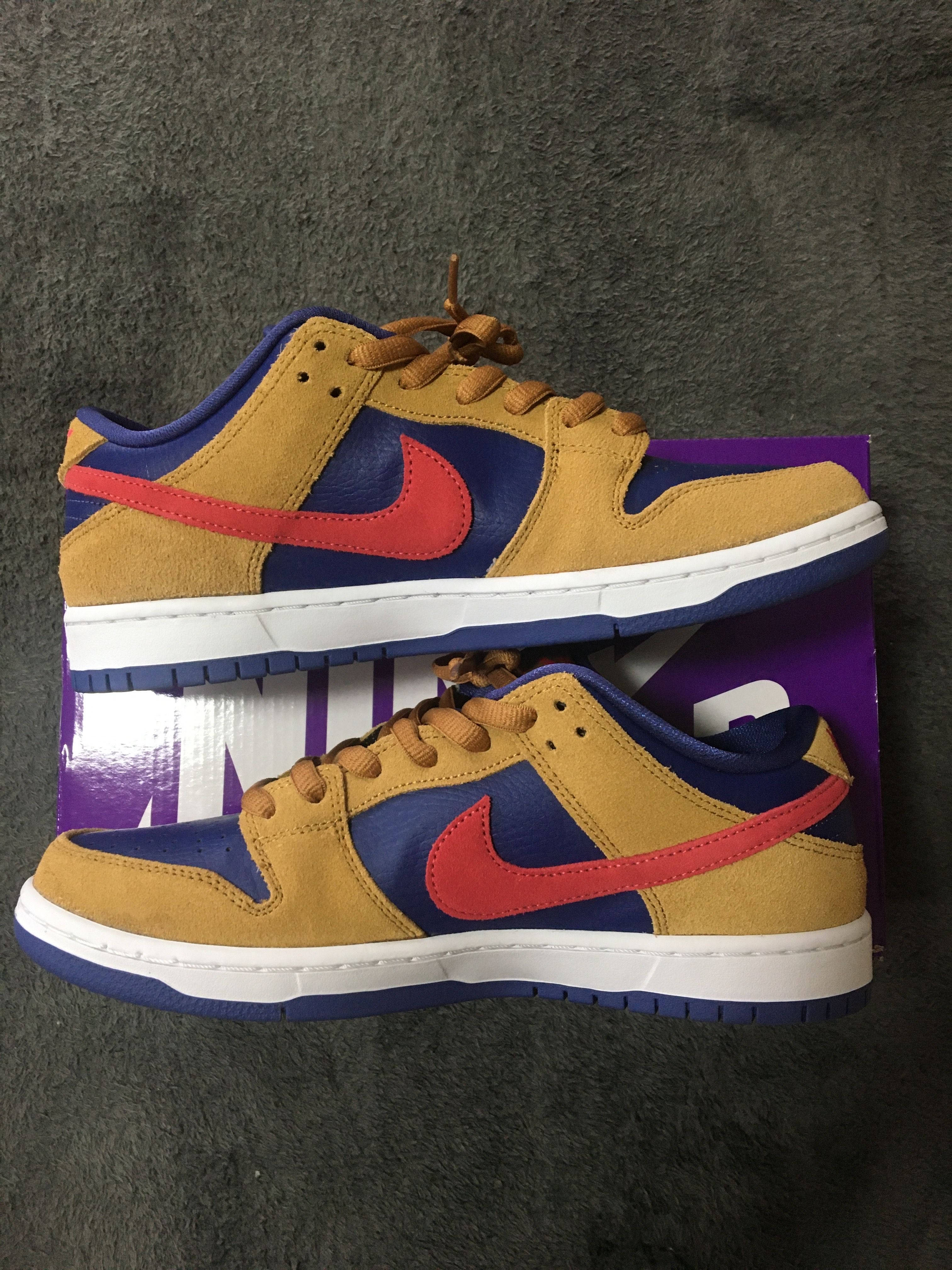 Nike SB Dunk Low Pro "Wheat and Purple"