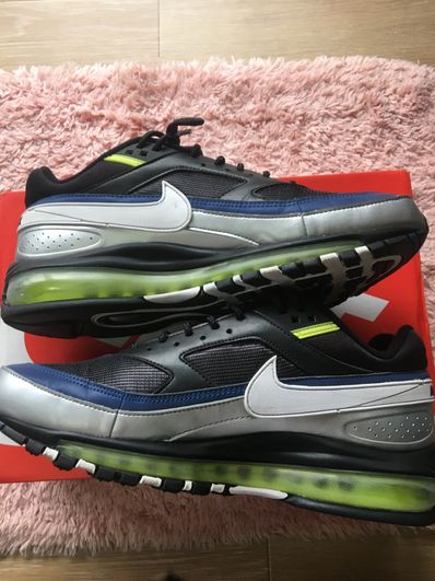 Nike air max 97 bw black white and metallic silver online