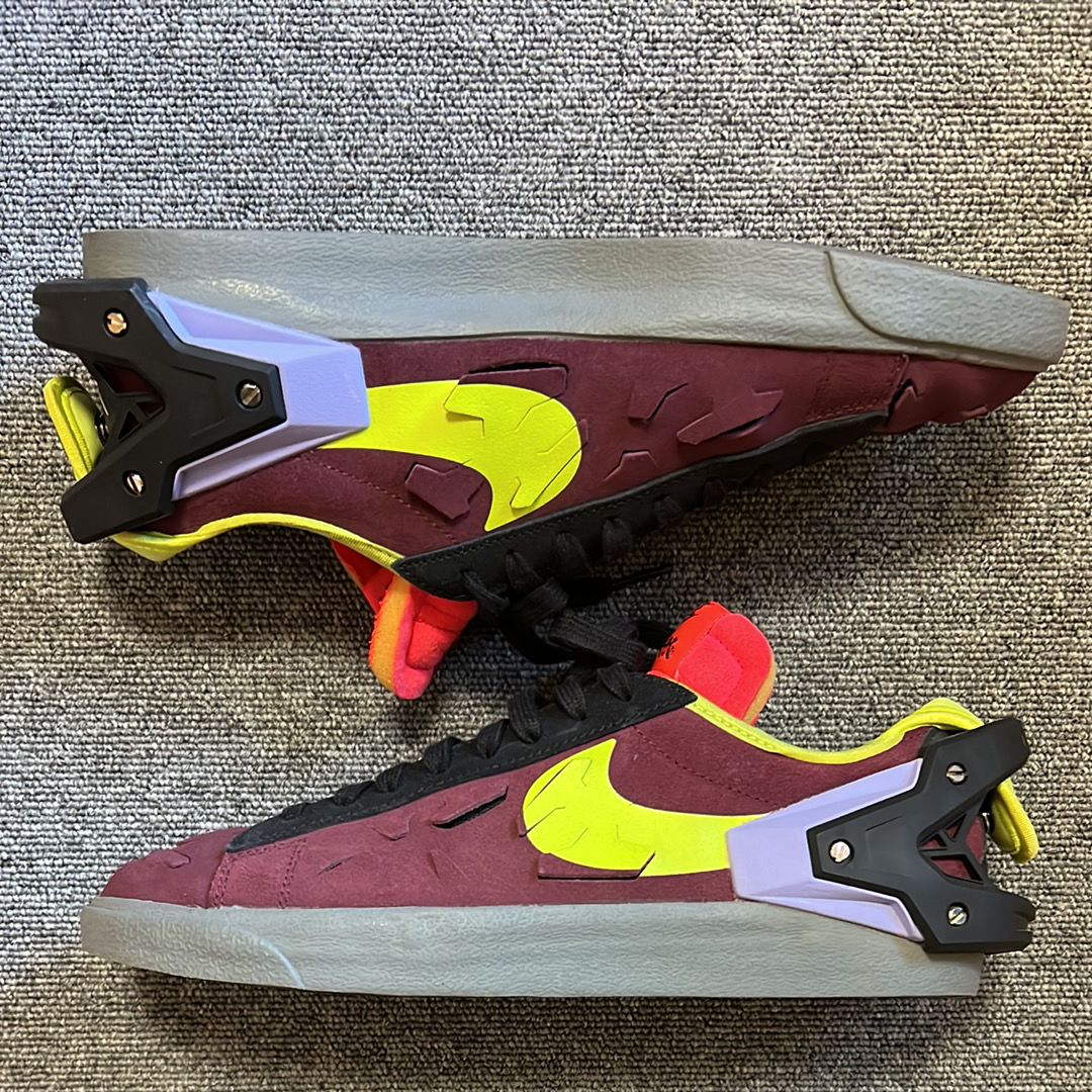 ACRONYM × Nike Blazer Low "Night Maroon"