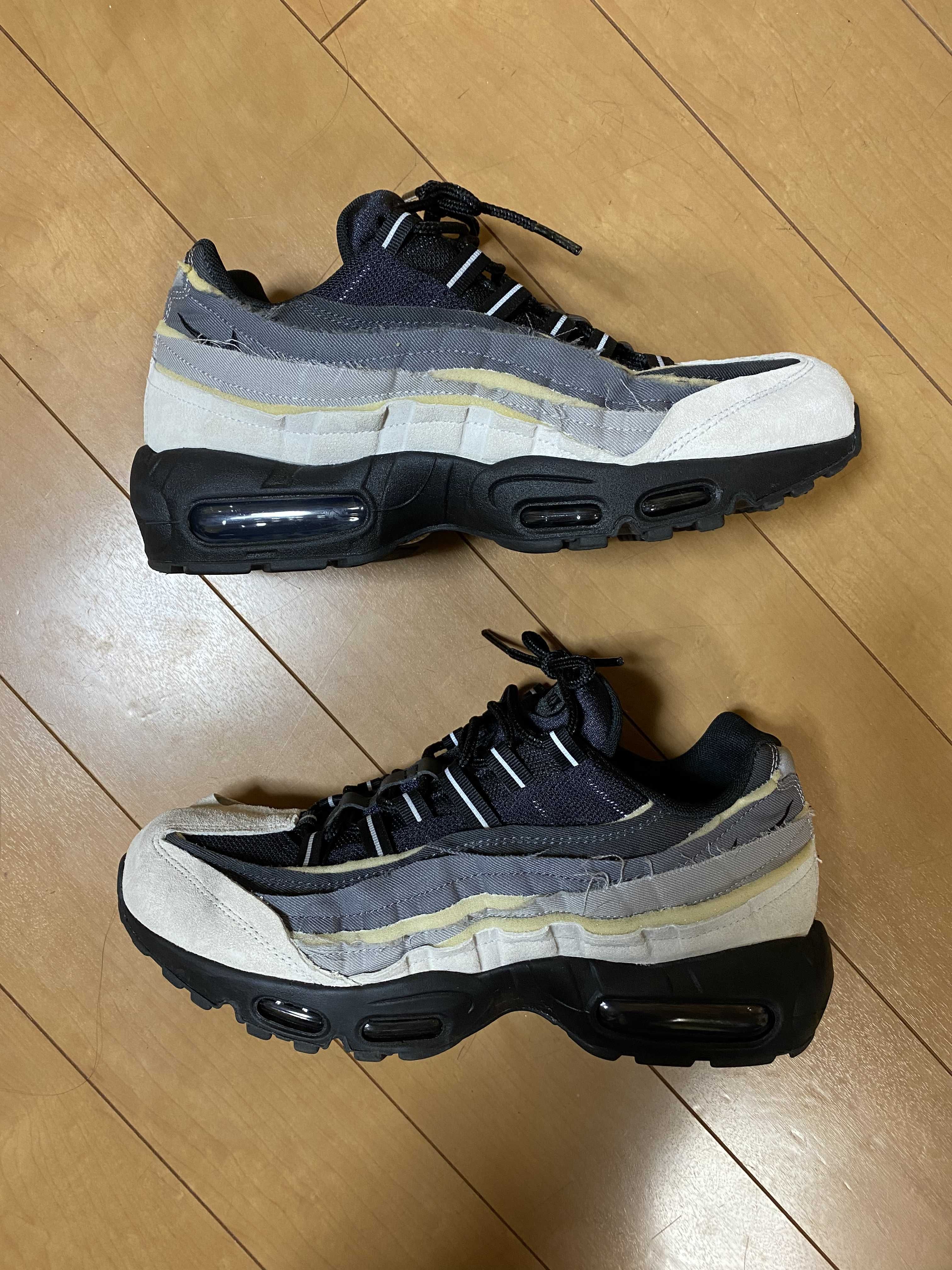 COMME des GARCONS × Nike Air Max 95 "Charcoal"