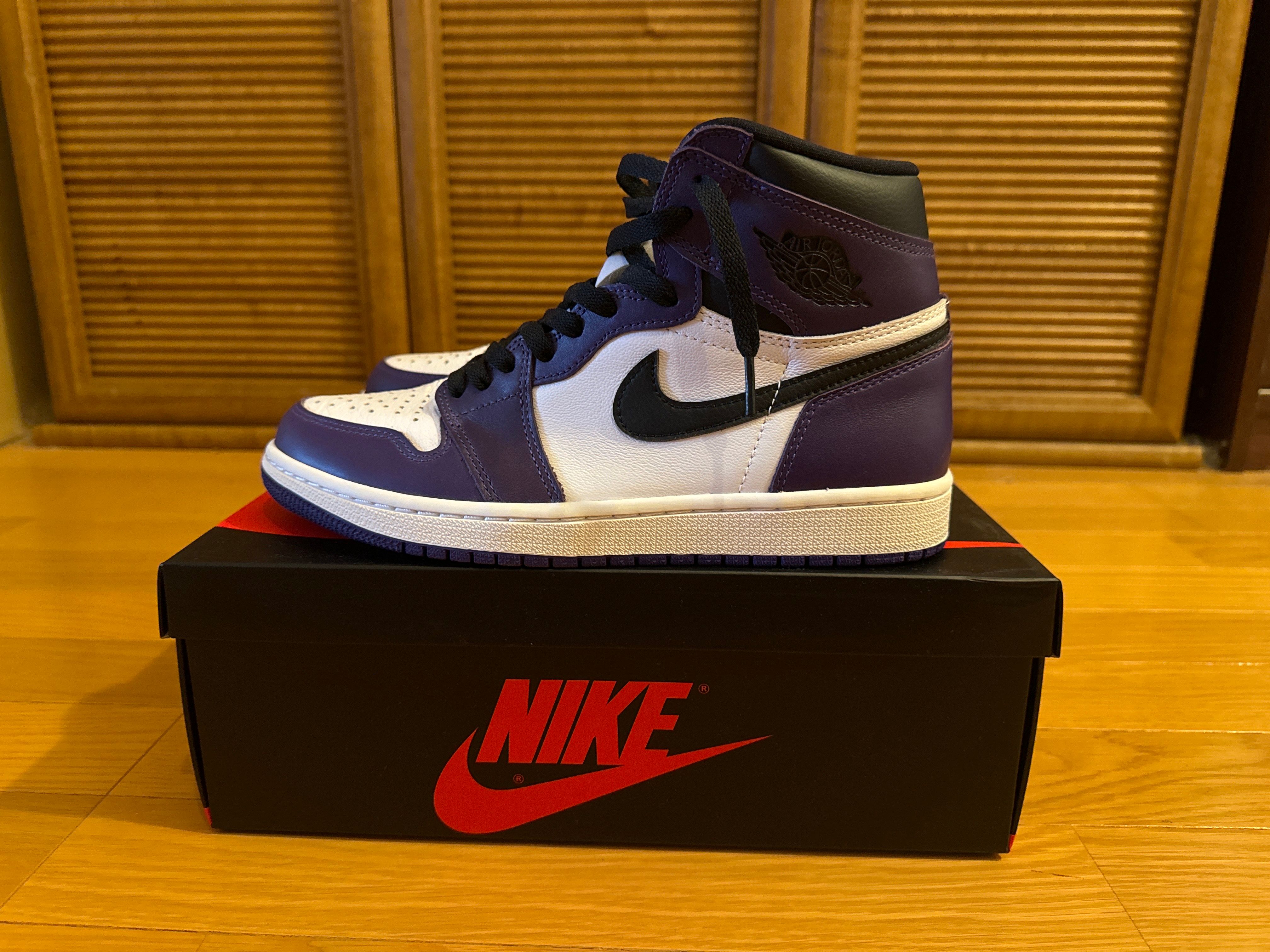 Nike Air Jordan 1 Retro High OG "Court Purple White/Black" (2020)