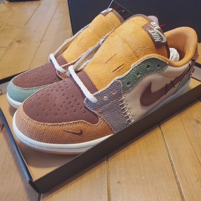 Zion Williamson × Nike Air Jordan 1 Low OG "Flax and Oil Green"