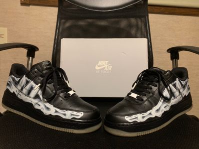 Nike Air Force 1 Low "Black Skeleton"