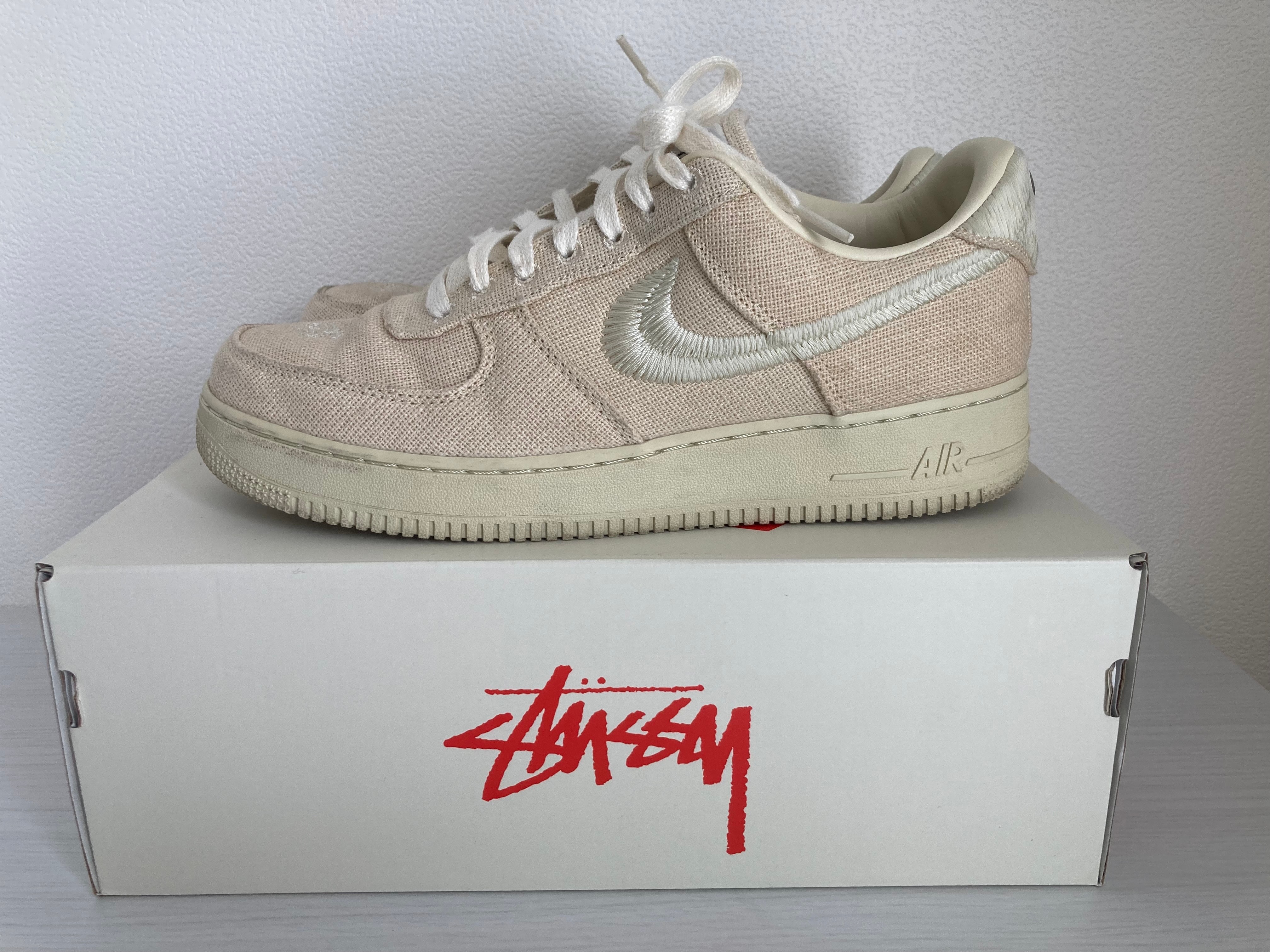 Stussy × Nike Air Force 1 Low "Fossil Stone"