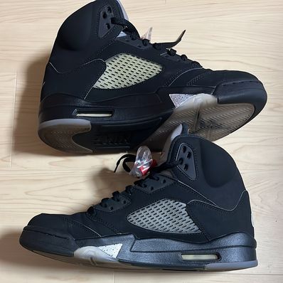 Nike Air Jordan 5 Retro OG "Black/Fire Red/Metallic Silver/White" (2016)