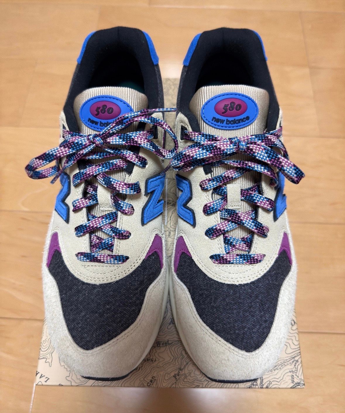 Levi's × New Balance 580 "Beige/Grey/Blue"