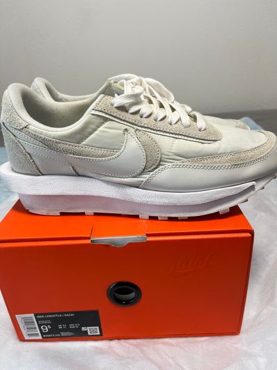 sacai × Nike LDV Waffle "Triple White"