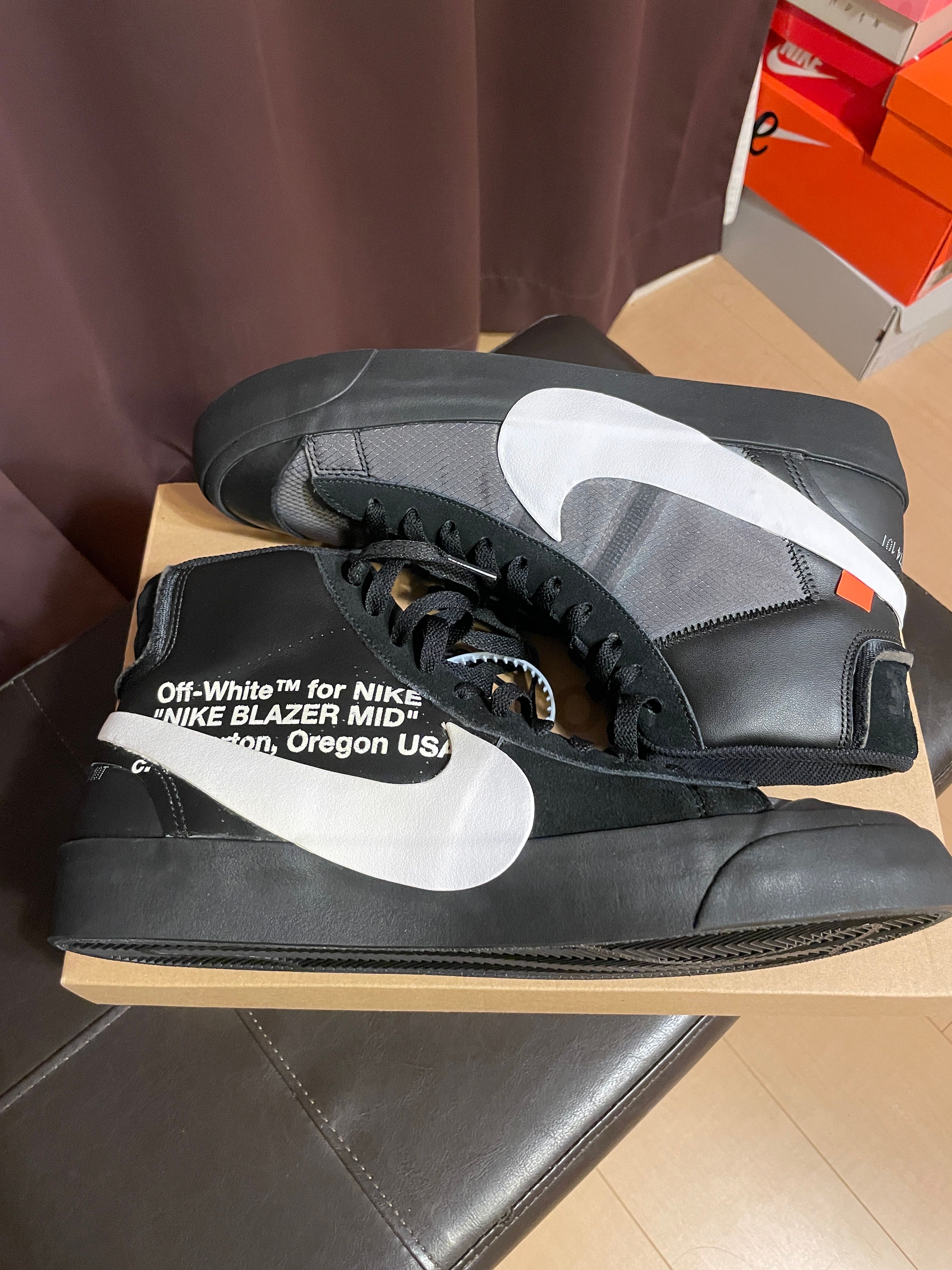 Off-White × Nike Blazer Studio Mid "Grim Reaper"