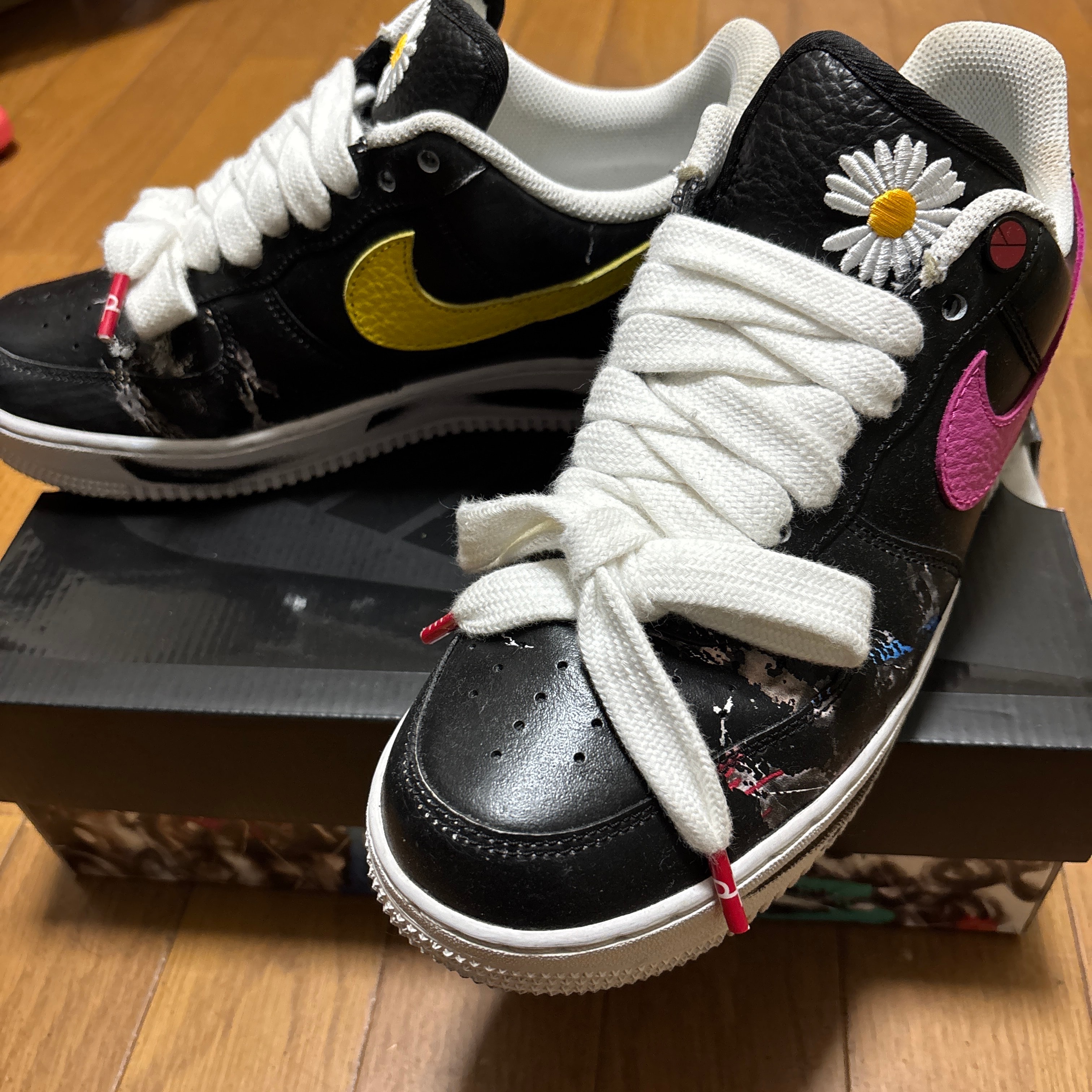 PEACEMINUSONE × Nike Air Force 1 Low '07 Para-Noise 3.0 "Black and Multi-Color" / G-DRAGON