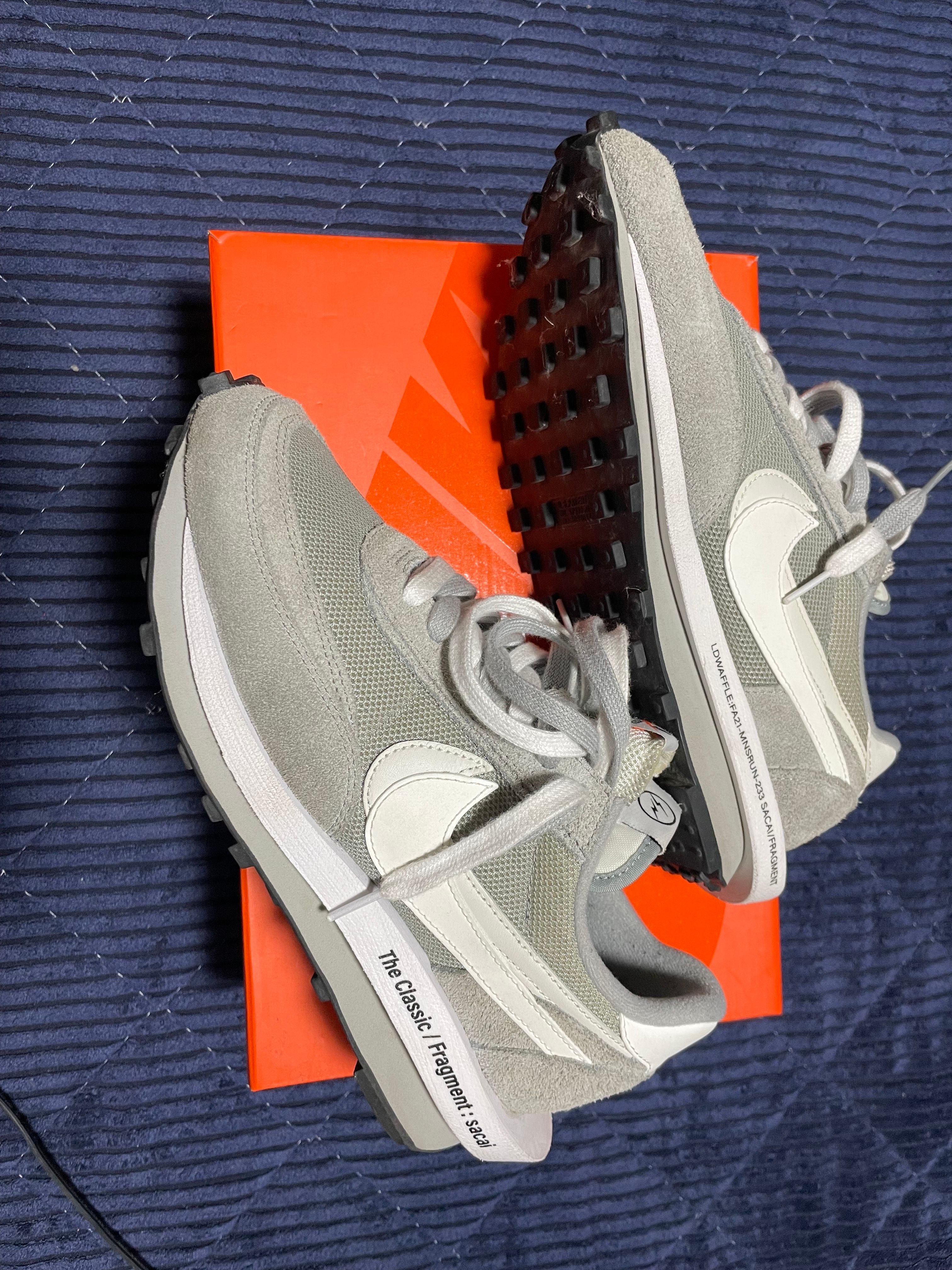 Fragment × sacai × Nike LD Waffle "Light Smoke Grey"